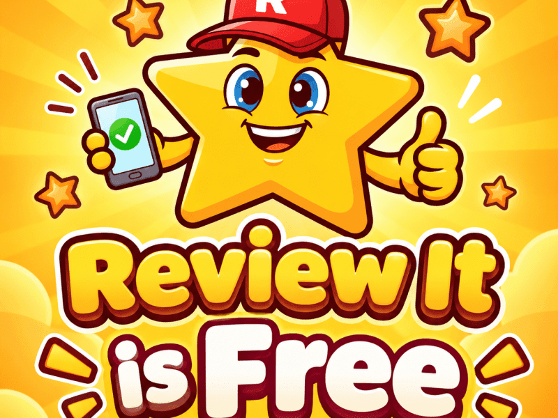 Reviewit always free!